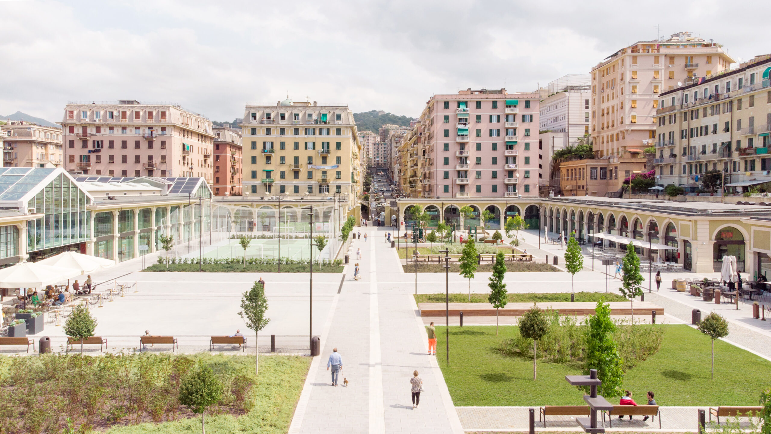 Mercato centrale di genova, intervento di riqualificazione